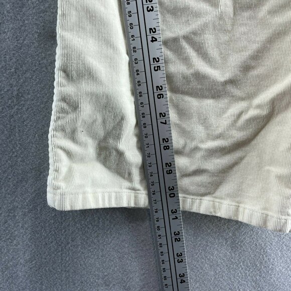 J. Jill Tried & True Corduroy At Waist Pants Womens 18 Straight Stretch Cream - Picture 8 of 12